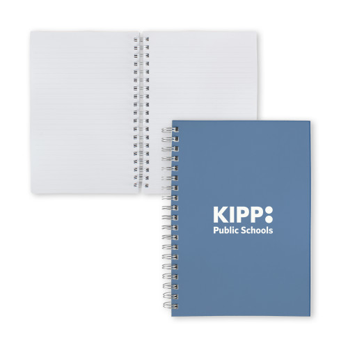 Clear 7 x 10 Spiral Journal Notebook-KIPP Public Schools