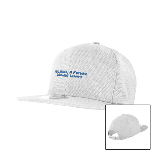 New Era White Diamond Era 9Fifty Snapback Hat-Tagline