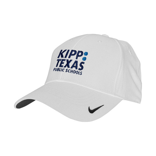 Nike White Swoosh Legacy 91 Hat-KIPP Texas Stacked Logo