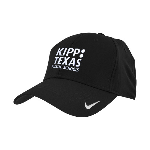 Nike Black Swoosh Legacy 91 Hat-KIPP Texas Stacked Logo