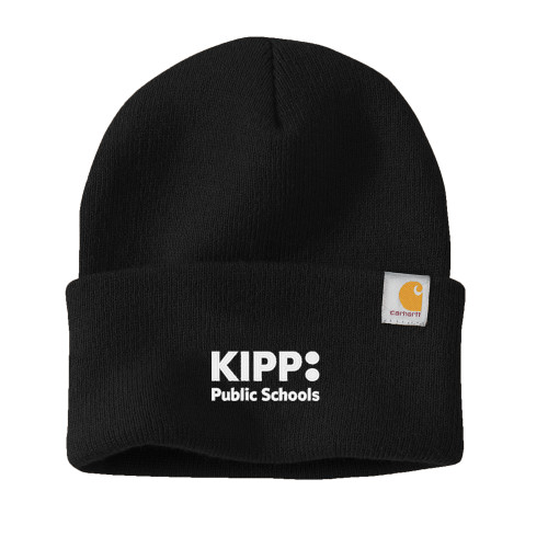 Carhartt Black Knit Beanie w/Cuff-KIPP Public Schools