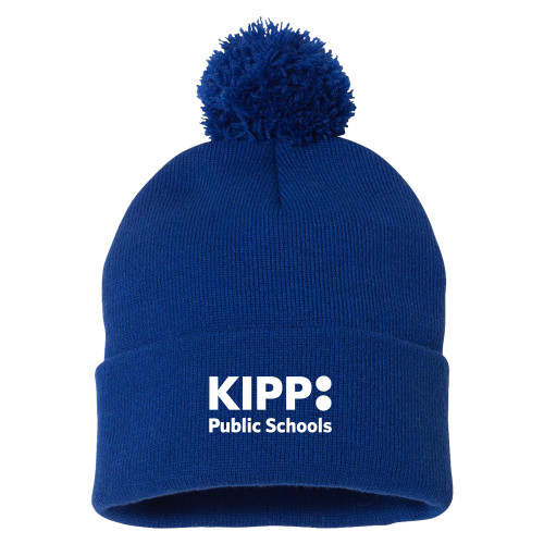 Sportsman Royal Pom Pom Cuffed Beanie-KIPP Public Schools
