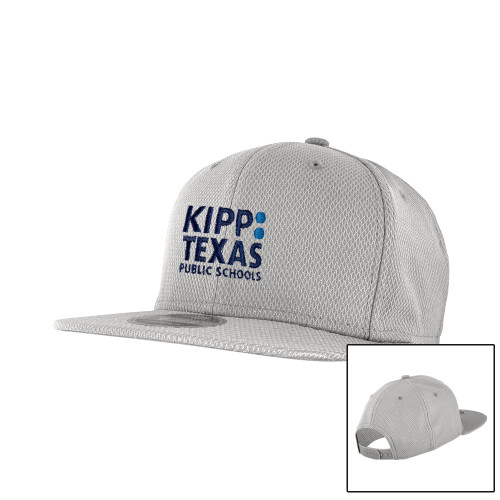 New Era Light Grey Diamond Era 9Fifty Snapback Hat-KIPP Texas Stacked Logo