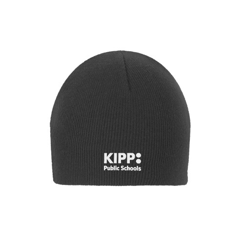Charcoal Knit Beanie-KIPP Public Schools