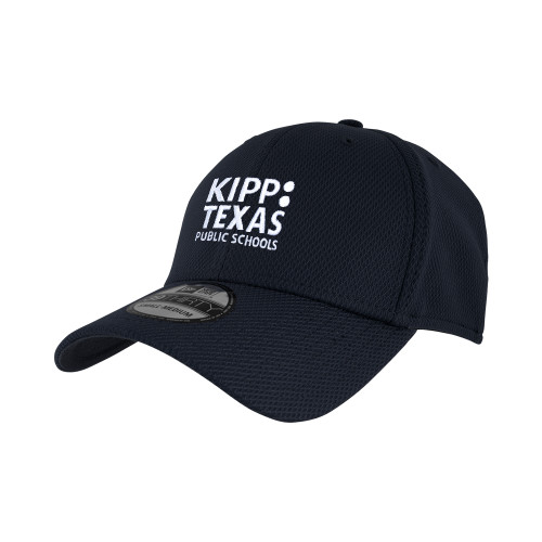 New Era Navy Diamond Era 39Thirty Stretch Fit Hat-KIPP Texas Stacked Logo