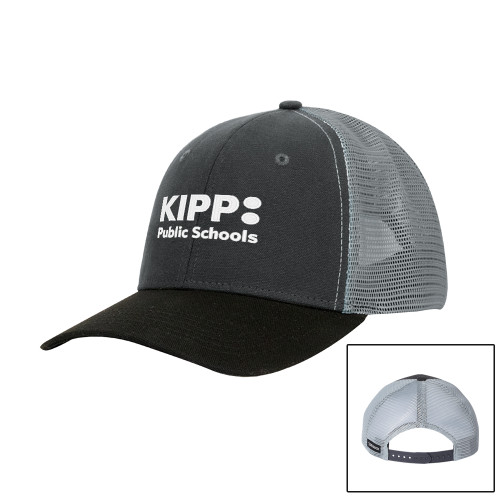 DRI DUCK Hudson Charcoal/Black Trucker Hat-KIPP Public Schools