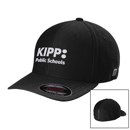 TravisMathew Black Flexback Cap-KIPP Public Schools