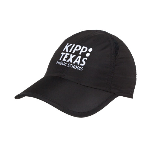 Black Performance Cap-KIPP Texas Stacked Logo
