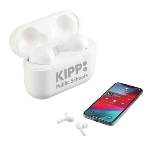 Braavos Pro True Wireless Auto Pair Earbuds-KIPP Public Schools Engraved