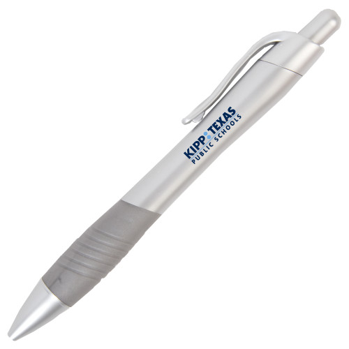 Metallic Mykonos Silver Pen-KIPP Texas Flat Logo