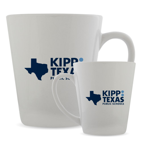 Full Color Latte Mug 12oz-KIPP Texas Stacked Logo