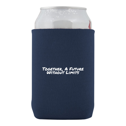 Neoprene Navy Can Holder-Tagline