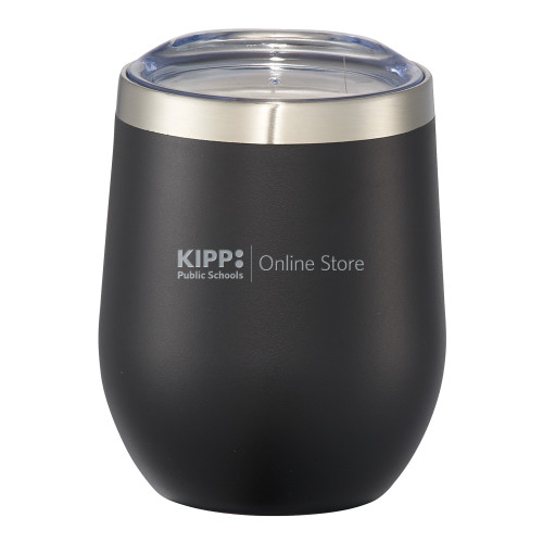Corzo Vacuum Insulated Black Cup 12oz-Online Store Engraved