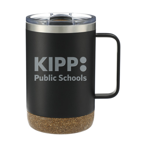 Valhalla Vacuum Insulated Camp Black Mug 14oz-KIPP Public Schools Engraved