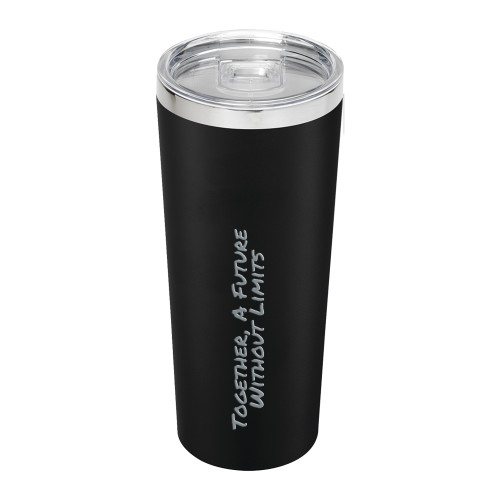 Thor Vacuum Insulated Black Tumbler 22oz-Tagline Engraved