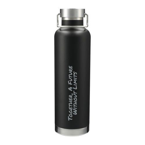 Thor Copper Vacuum Insulated Black Bottle 32oz-Tagline Engraved