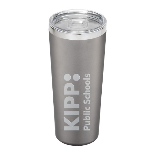 Thor Vacuum Insulated Grey Tumbler 22oz-KIPP Public Schools Engraved