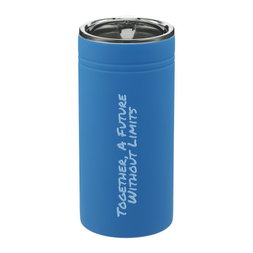 Sherpa Vacuum Blue Tumbler & Insulator 12oz-Tagline Engraved