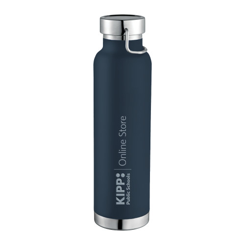 Thor Copper Vacuum Insulated Navy Bottle 22oz-Online Store Engraved