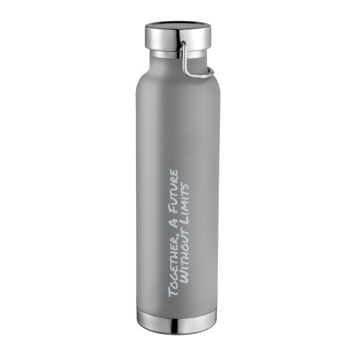 Thor Copper Vacuum Insulated Grey Bottle 22oz-Tagline Engraved