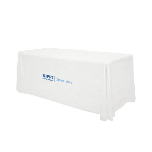 White 6 foot Table Throw-Online Store