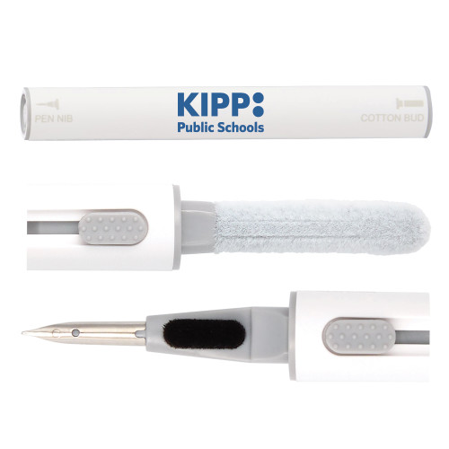 White Mini 3 in 1 Tech Cleaning Kit-KIPP Public Schools