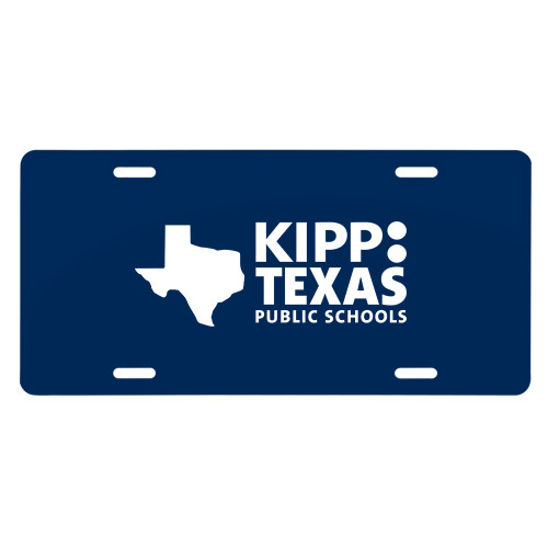 License Plate-KIPP Texas Stacked Logo