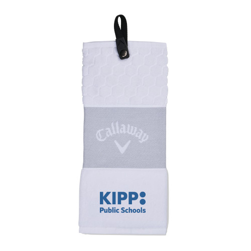Callaway White Trifold Towel-KIPP Public Schools