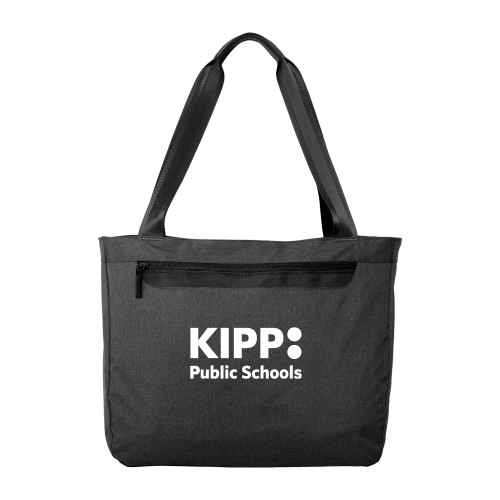 Executive Graphite Heather Laptop Tote-KIPP Public Schools