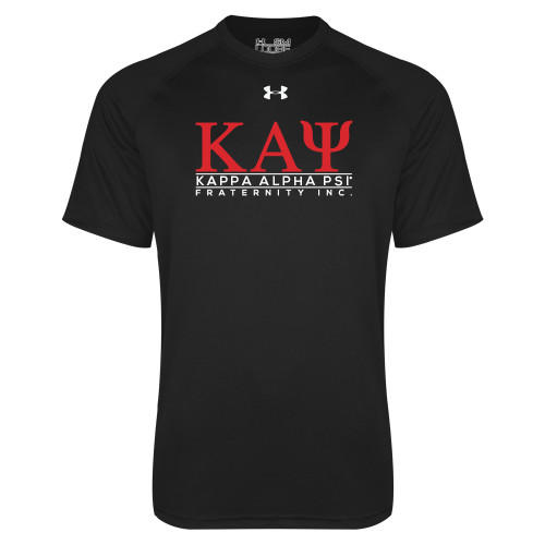 Under Armour Black Tech Tee-Kappa Alpha PSI Fraternity Inc Stacked