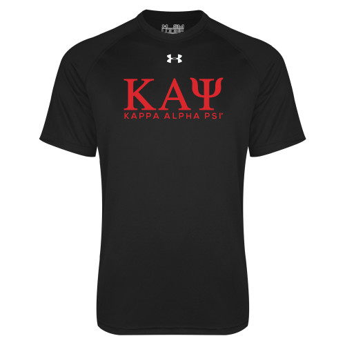 Under Armour Black Tech Tee-Greek Letters Kappa Alpha PSI