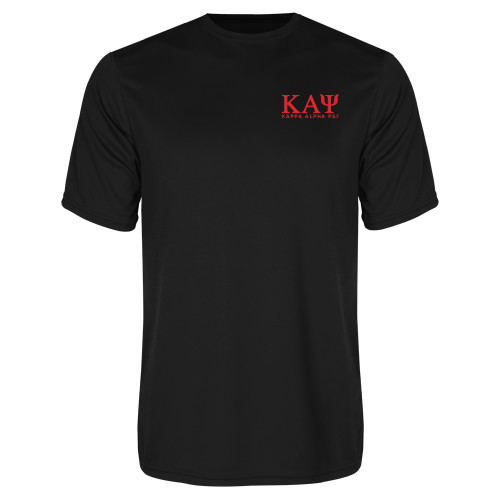 Black Performance Tee-Greek Letters Kappa Alpha PSI