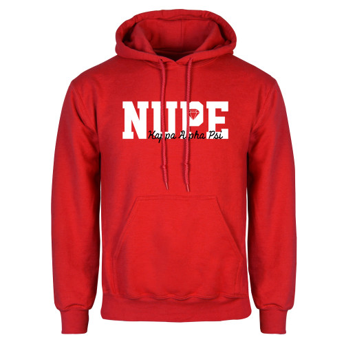 Red Fleece Hoodie-Nope Kappa Alpha PSI