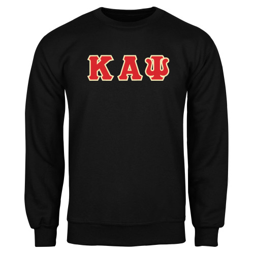 Black Fleece Crew-Greek Letters Tackle Twill