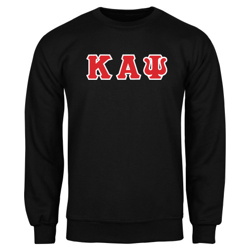 Black Fleece Crew-Greek Letters Tackle Twill