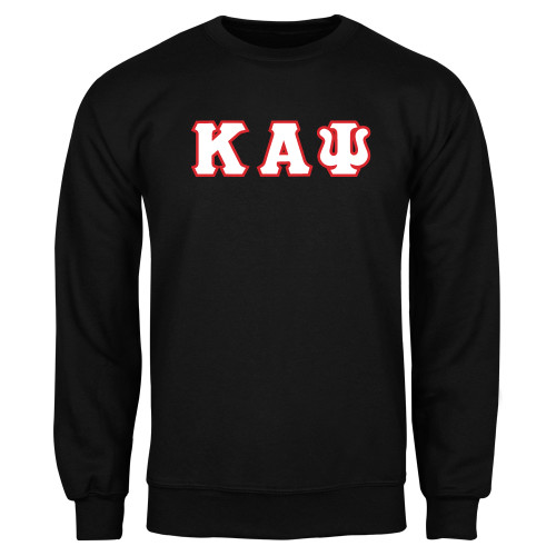 Black Fleece Crew-Greek Letters Tackle Twill