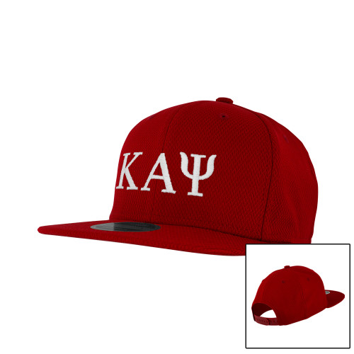 New Era Red Diamond Era 9Fifty Snapback Hat-Greek Letters