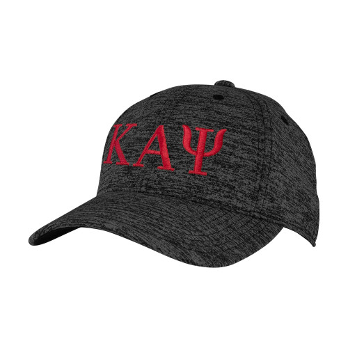 PosiCharge Charcoal/Black Electric Heather Hat-Greek Letters