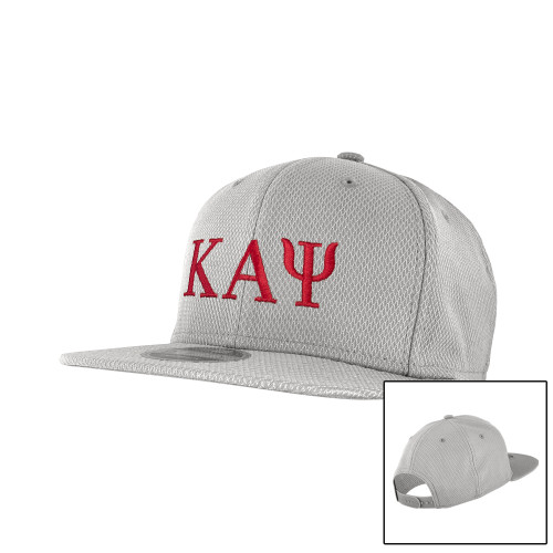 New Era Light Grey Diamond Era 9Fifty Snapback Hat-Greek Letters