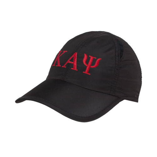 Black Performance Cap-Greek Letters