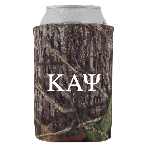 Collapsible Camo Can Holder-Greek Letters