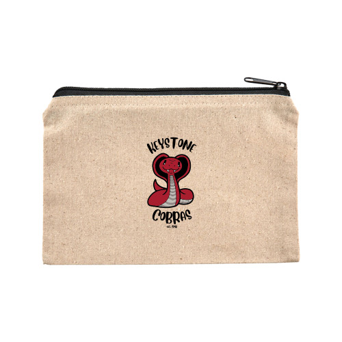  8oz. Natural Cotton Travel Pouch - The Little School of Keystone - Cobras