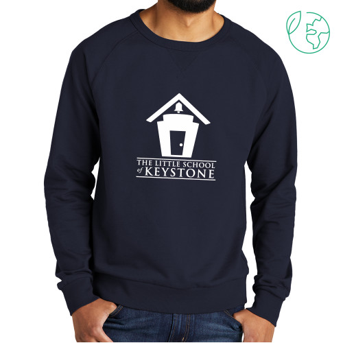  Allmade Navy Organic French Terry Crewneck Sweatshirt - The Little School of Keystone