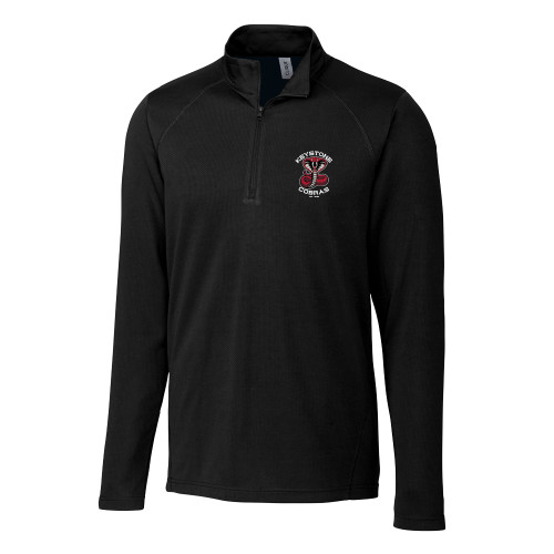  C&B Black Clique Ice Pique Half Zip - Athletic Mark