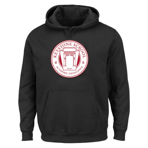  Extended Black Hoodie - Primary Mark