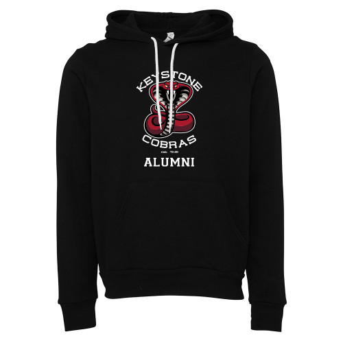  Bella + Canvas Black Fleece Hood - Alumni