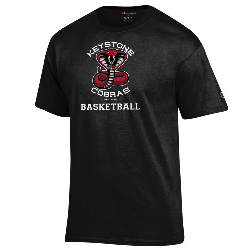  Champion Black T Shirt - Basketball Athletic Mark