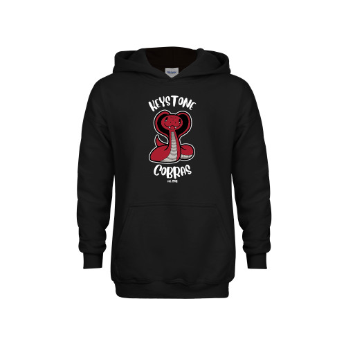  Youth Black Fleece Hoodie - The Little School of Keystone - Cobras