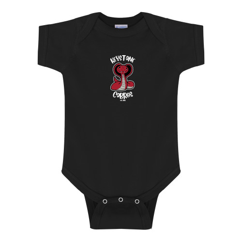  Black Infant Onesie - The Little School of Keystone - Cobras