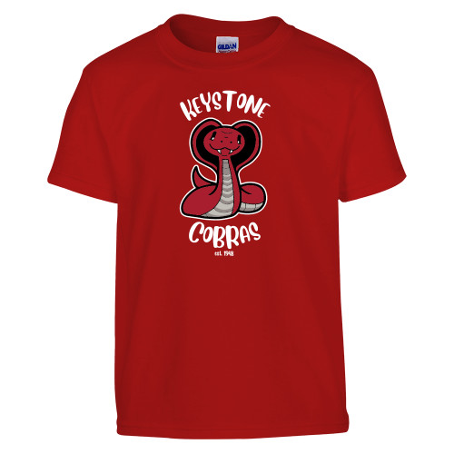  Youth Red T Shirt - The Little School of Keystone - Cobras
